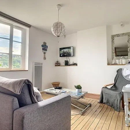 Les Mouettes. 4 Personnes Vue Pont De Normandie Appartement Honfleur
